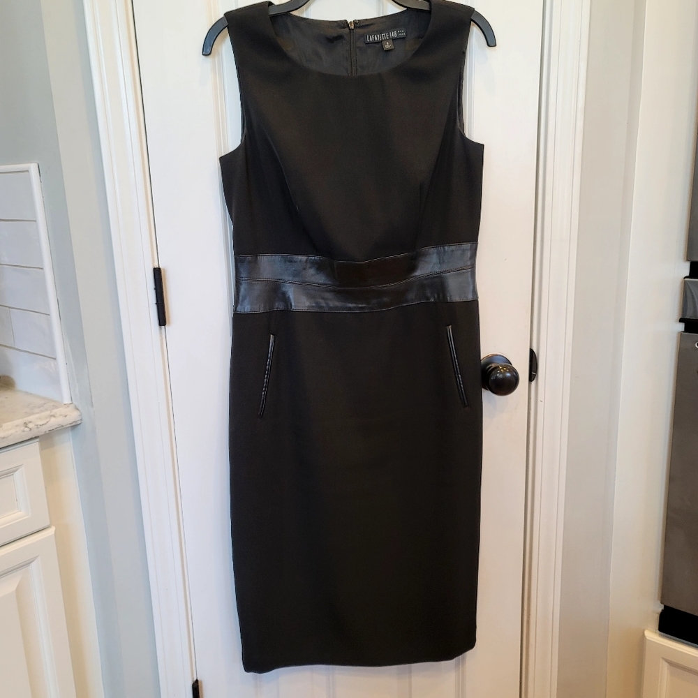 Lafayette 148 (New York designer) black dess, size 8